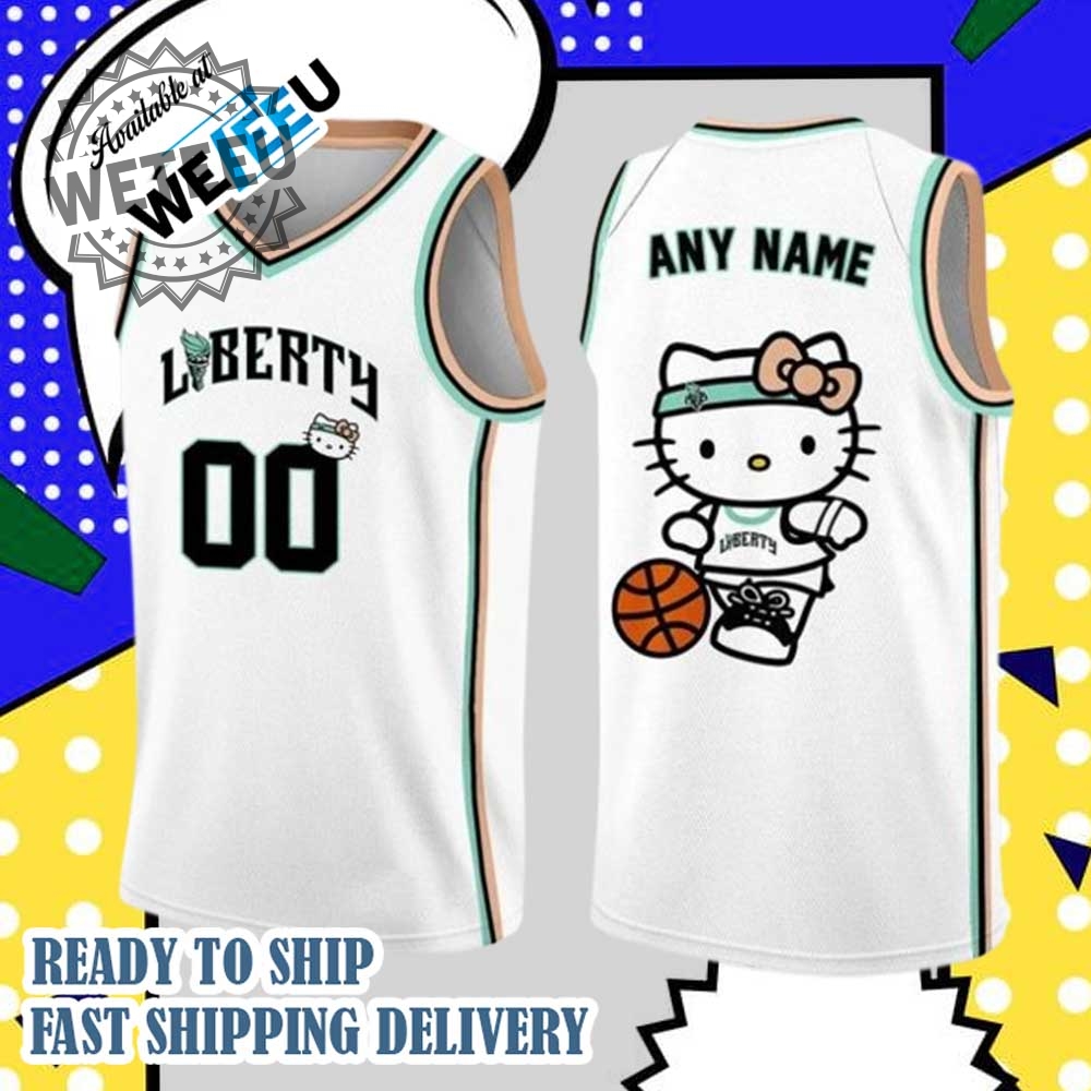 Ny Liberty X Hello Kitty 2025 Personalized Basketball Jersey 5 NY Liberty x Hello Kitty 2025 Personalized Basketball Jersey