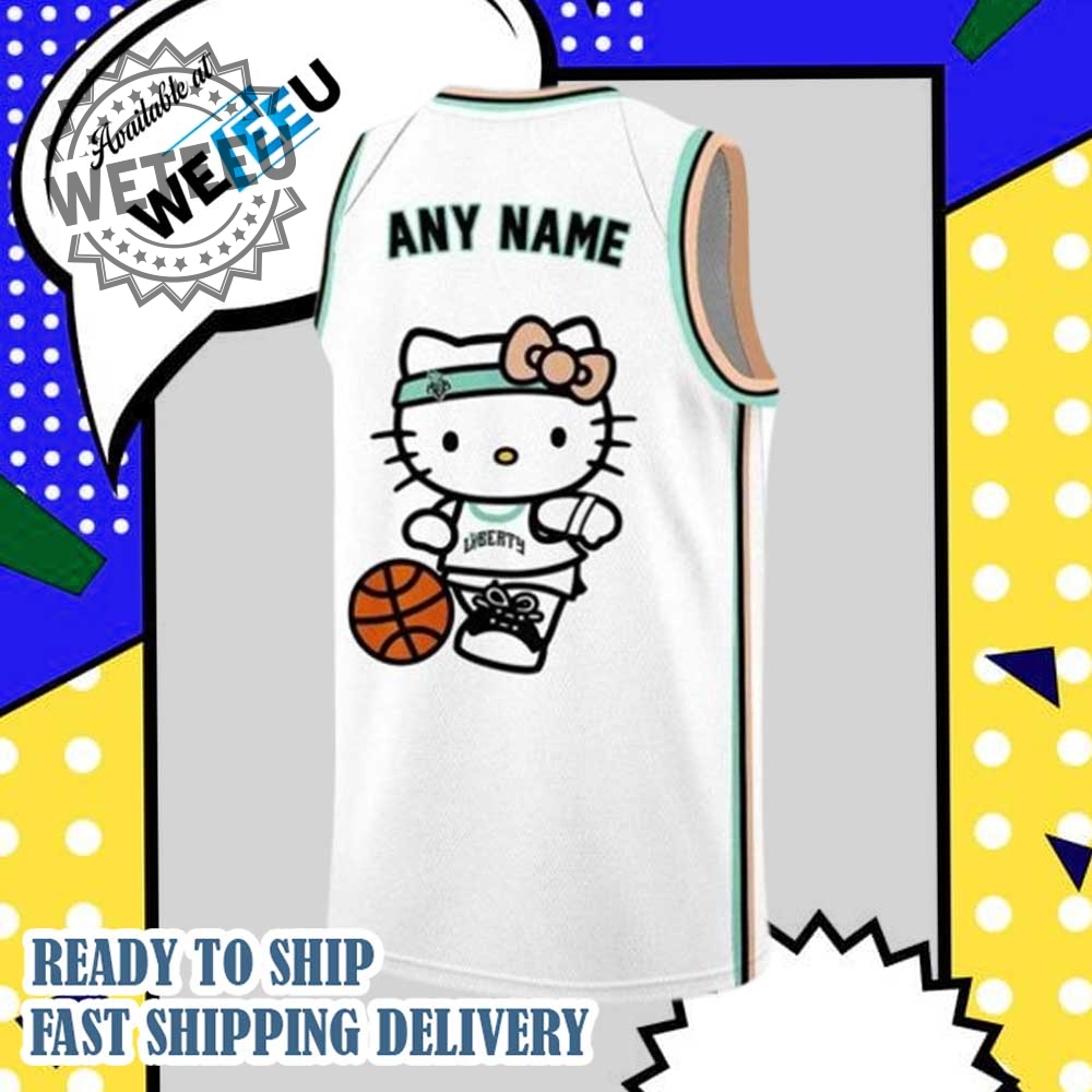 Ny Liberty X Hello Kitty 2025 Personalized Basketball Jersey 7 NY Liberty x Hello Kitty 2025 Personalized Basketball Jersey