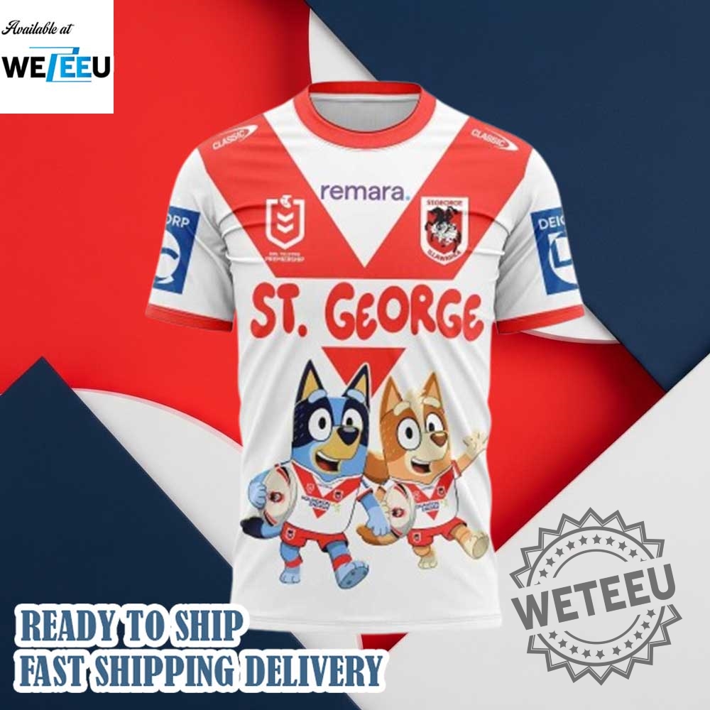 St. George Illawarra Dragons Nrl X Bluey And Bingo 2025 Shirt 4 St. George Illawarra Dragons NRL x Bluey and Bingo 2025 Shirt