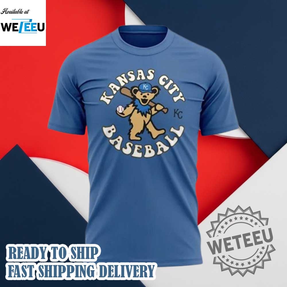 Kansas City Royals Grateful Dead Night Tshirt 6 Kansas City Royals Grateful Dead Night T-Shirt