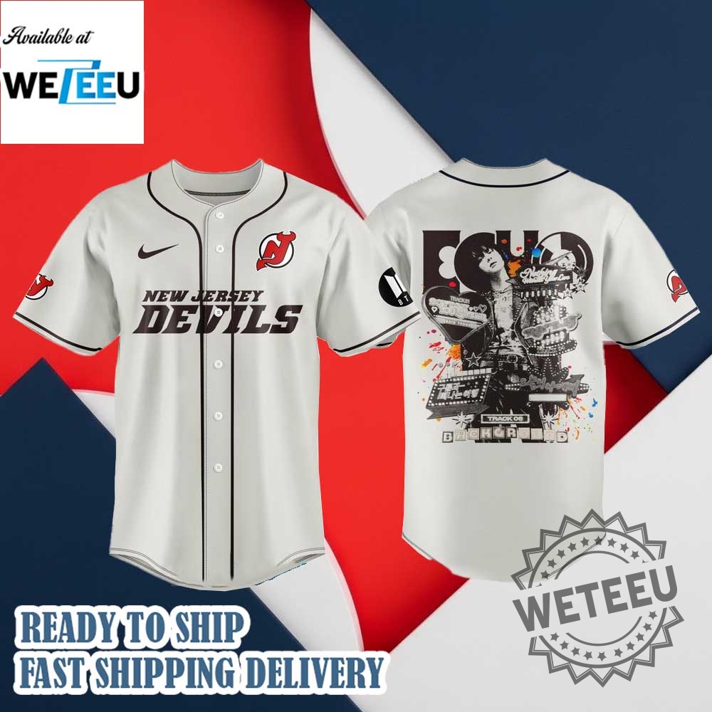 "Custom MLB Jerseys: Catzilla, Dragon Ball, and Post Malone Shirts" 19 New Jersey Devils X Jin Bts Runseokjin Ep Tour 2025 Baseball Jersey