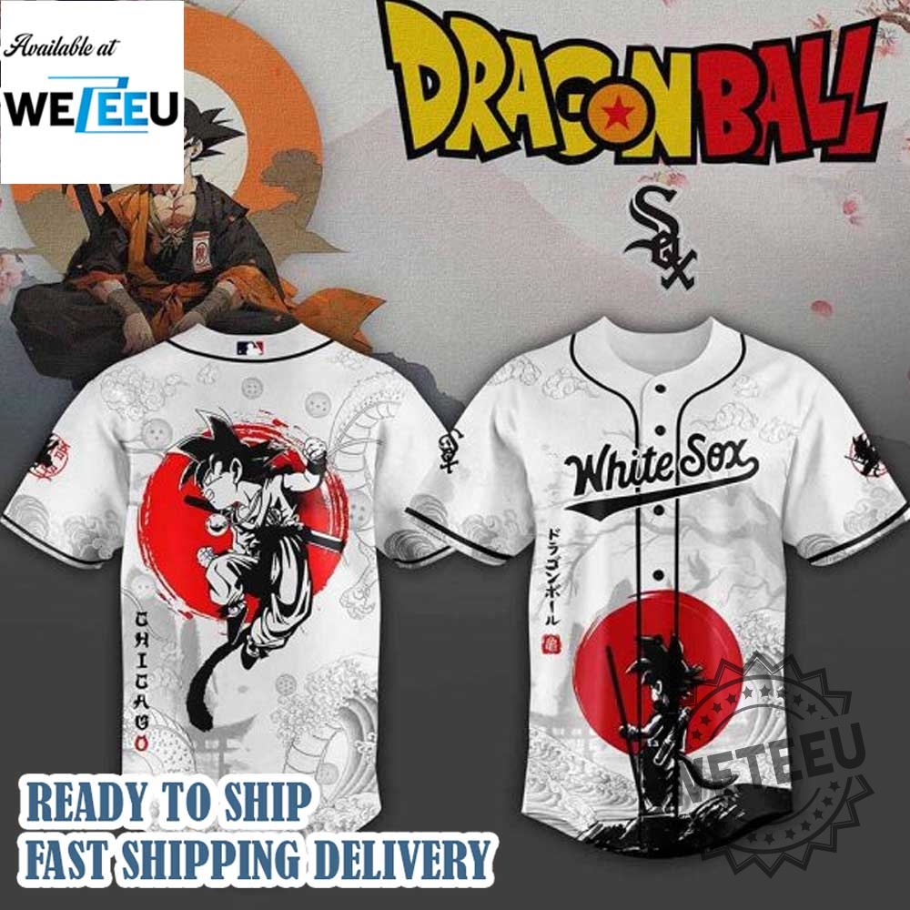 Chicago White Sox Mlb X Dragon Ball Custom Baseball Jersey 3 Chicago White Sox MLB X Dragon Ball Custom Baseball Jersey