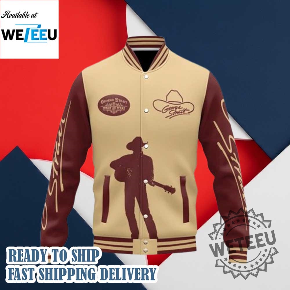 George Strait Cowboys And Dreamers Baseball Jacket 4 George Strait Cowboys and Dreamers Baseball Jacket