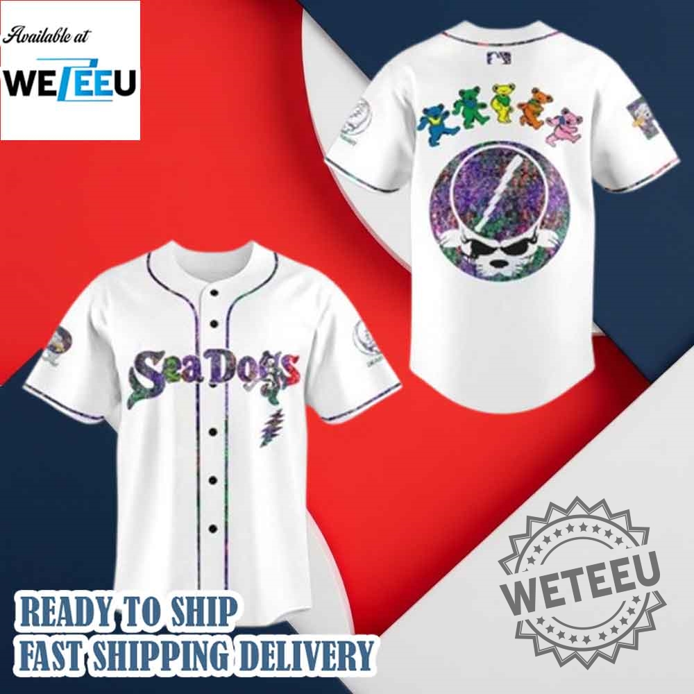 "Top 5 Unique Baseball Jackets and Jerseys for 2023 Fans" 10 Portland Sea Dogs Grateful Dead Night Jersey