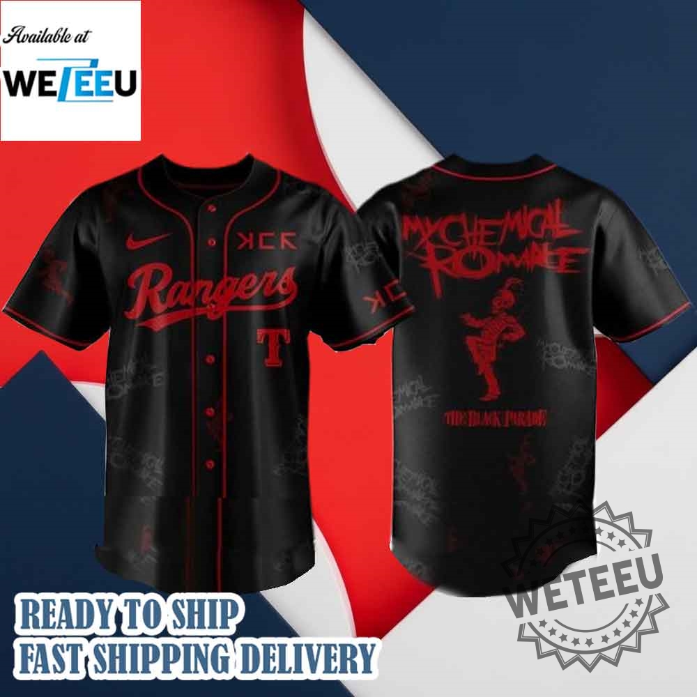 "Top 5 Unique Baseball Jackets and Jerseys for 2023 Fans" 13 Texas Rangers X Long Live The Black Parade My Chemical Romance Jersey