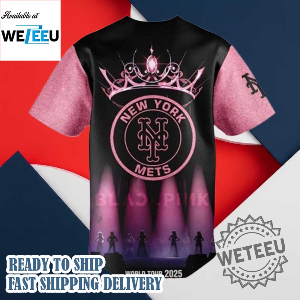 2025 New York Mets X Blackpink Jersey 5 2025 New York Mets x Blackpink Jersey