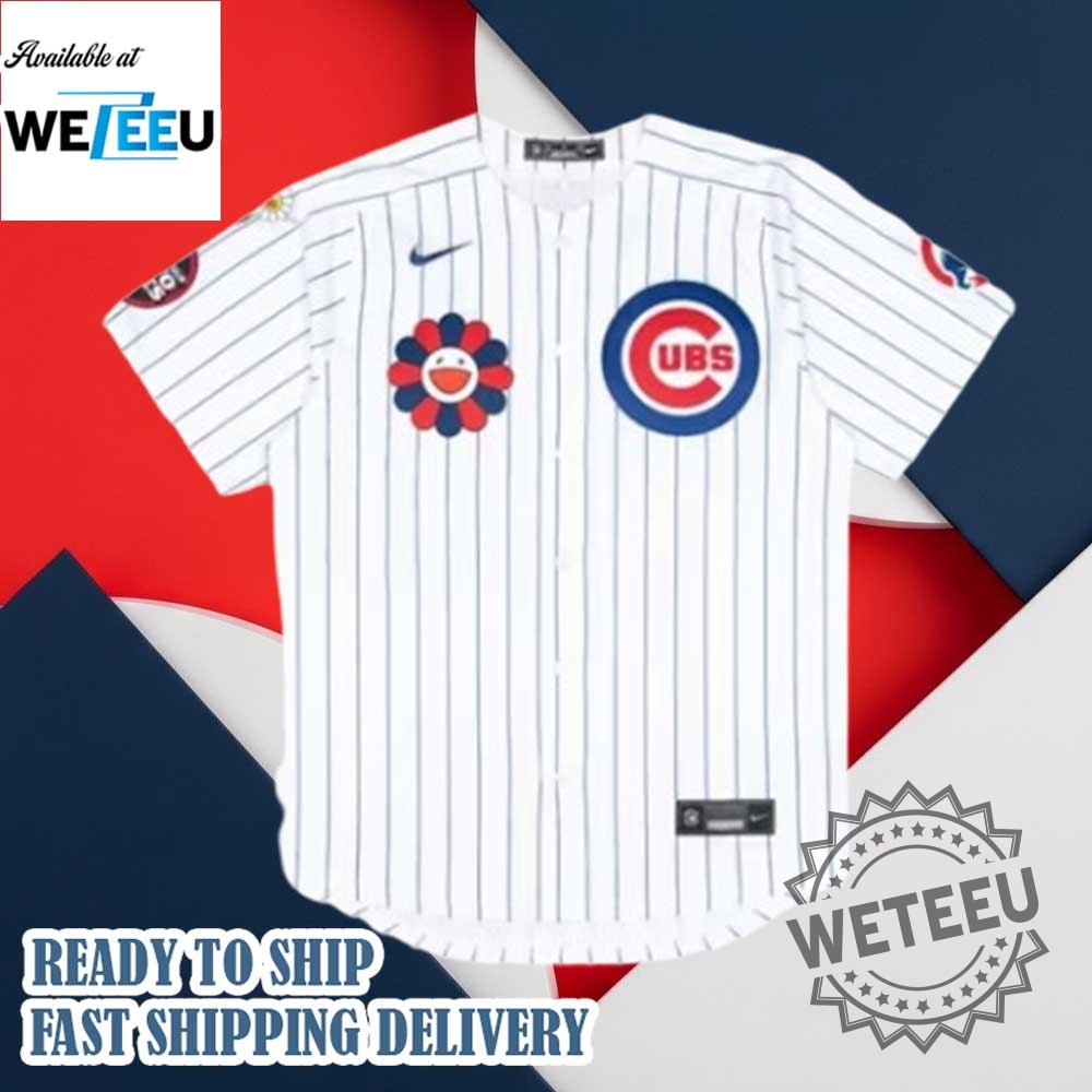 Nike X Takashi Murakami X Mlb World Tour Tokyo Series 2025 Cubs Home Jersey 4 Nike x Takashi Murakami x MLB World Tour Tokyo Series 2025 Cubs Home Jersey
