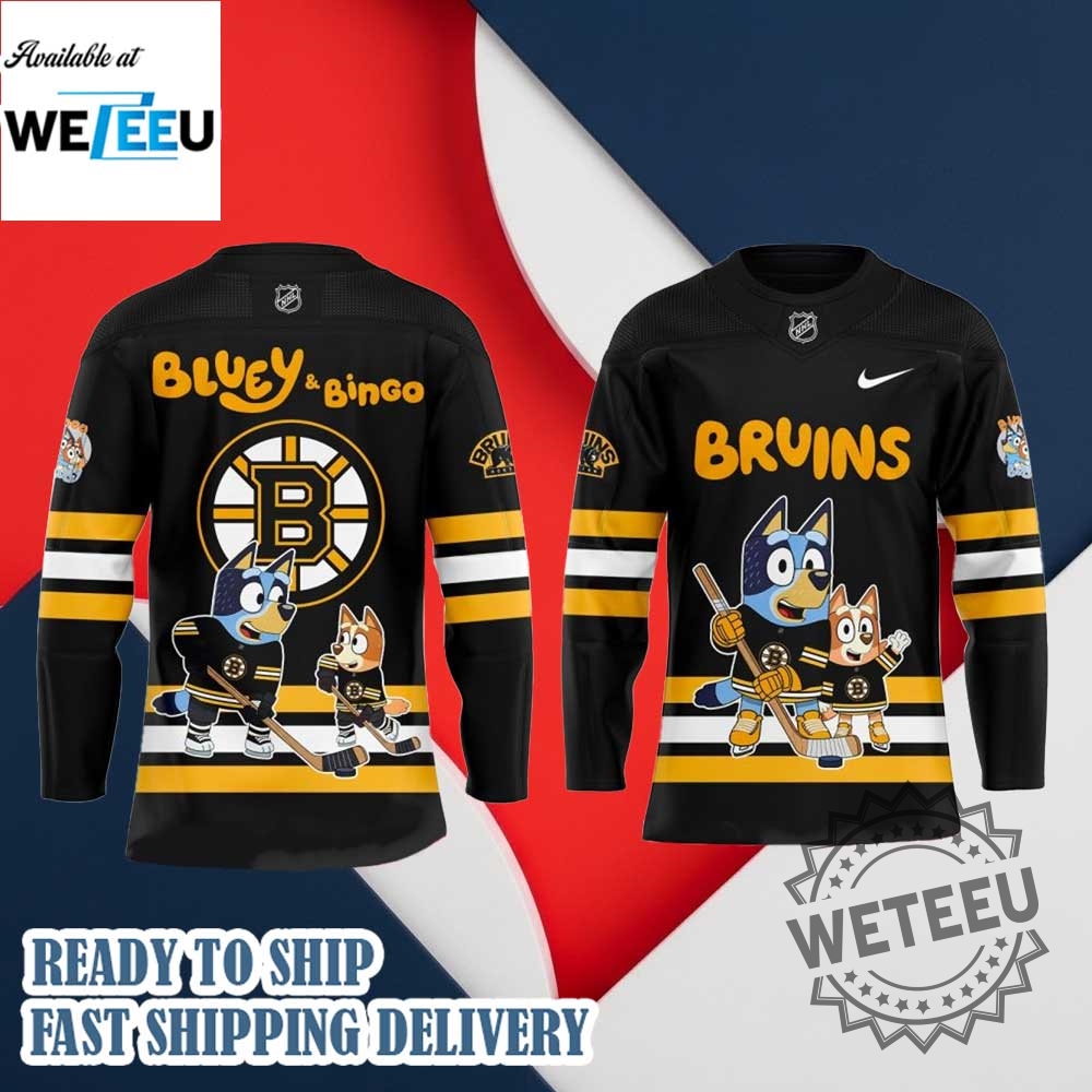 Boston Bruins Bluey And Bingo Hockey Jersey