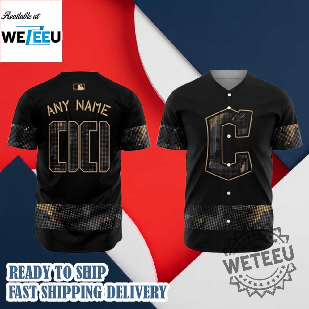 Mlb Cleveland Guardians 2025 Armed Forces Day Baseball Jersey