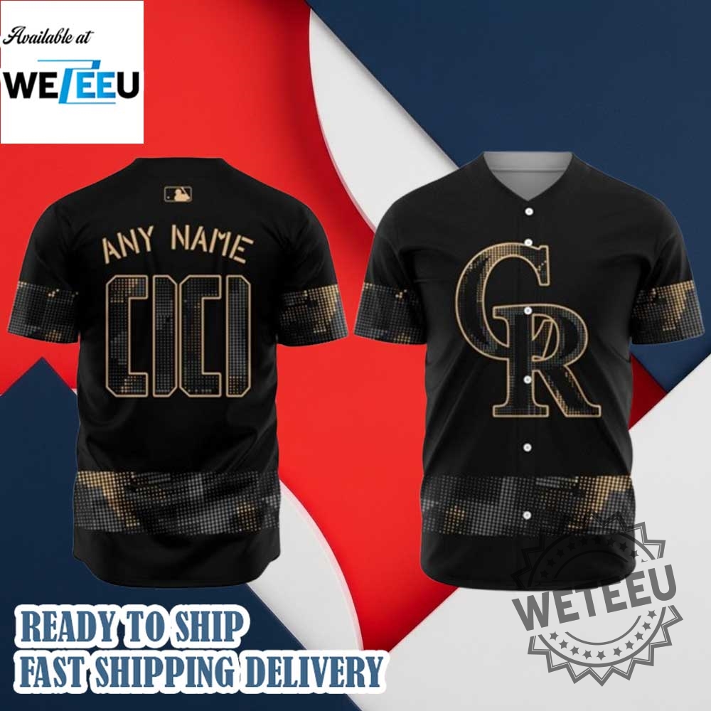 Mlb Colorado Rockies 2025 Armed Forces Day Baseball Jersey
