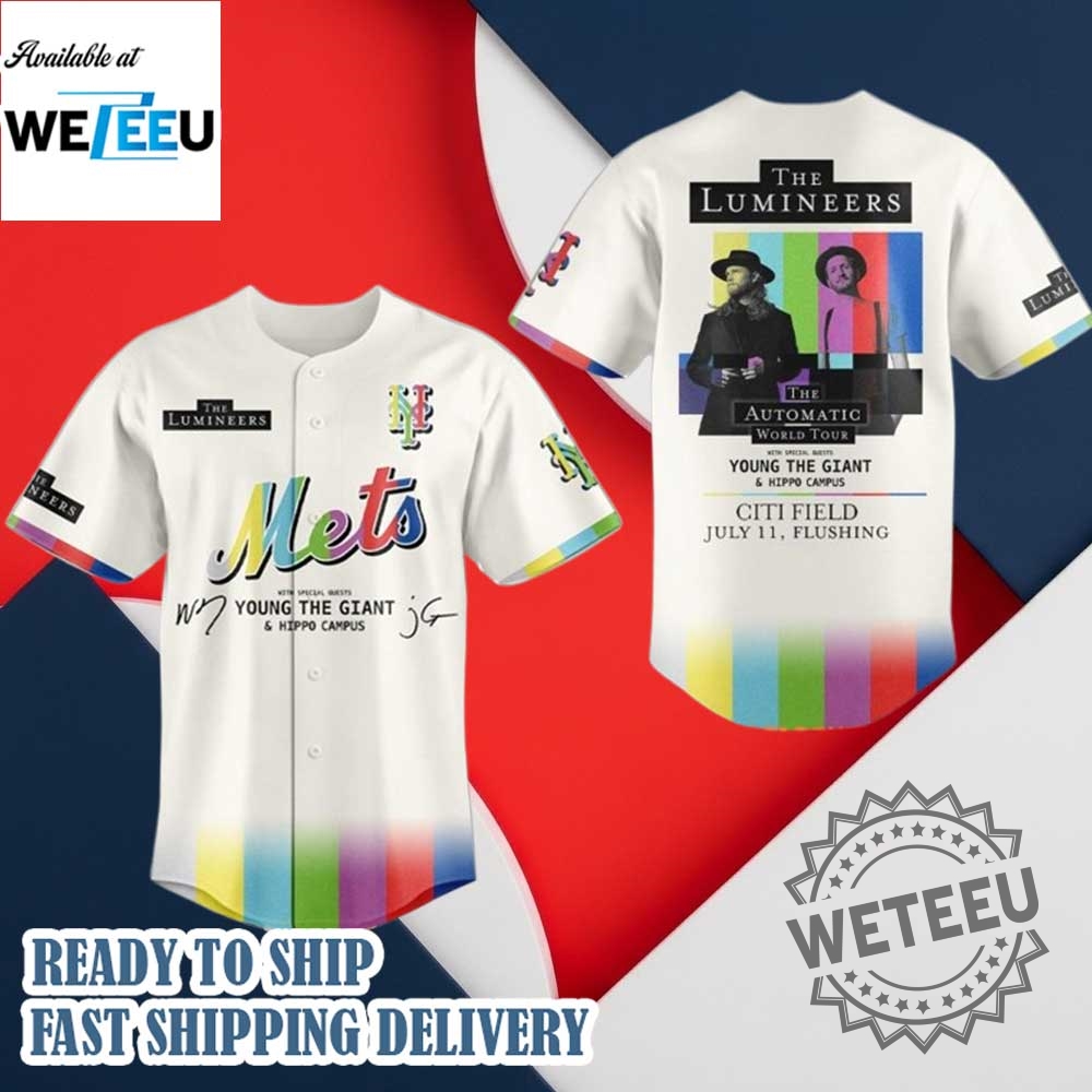 New York Mets X The Lumineers 2025 Baseball Jersey