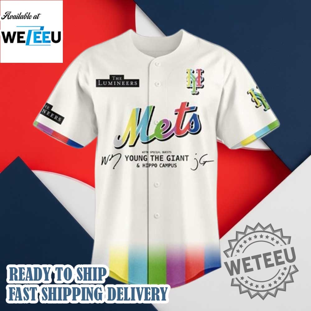 New York Mets X The Lumineers 2025 Baseball Jersey 4 New York Mets x The Lumineers 2025 Baseball Jersey