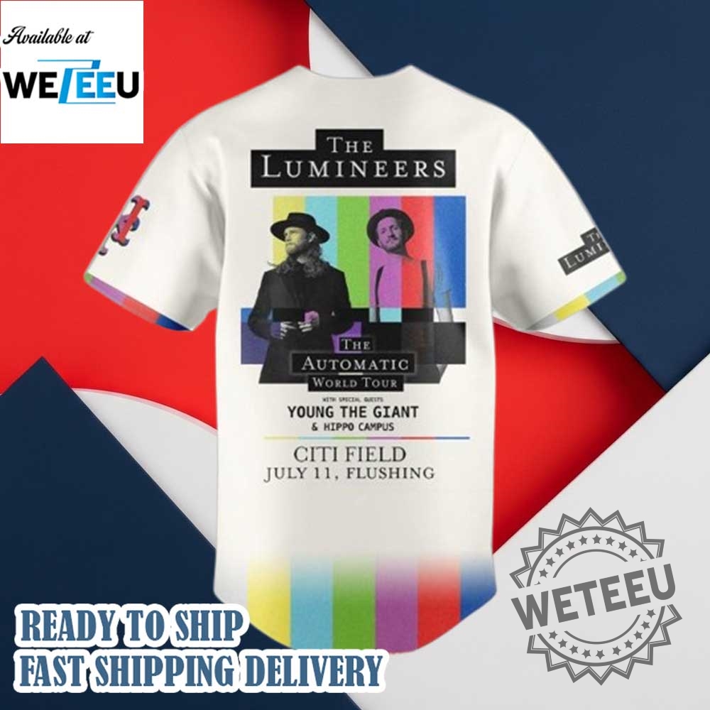 New York Mets X The Lumineers 2025 Baseball Jersey 5 New York Mets x The Lumineers 2025 Baseball Jersey