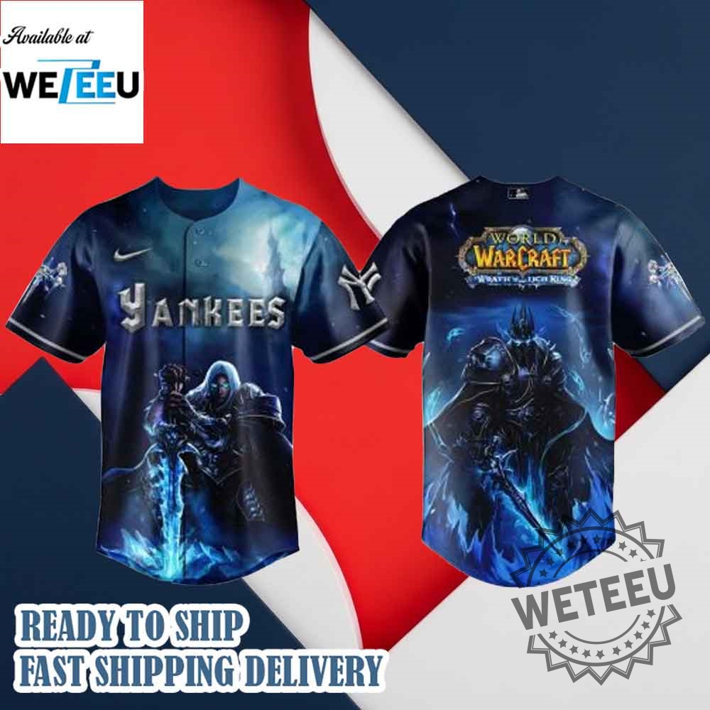 "Top 2025 Must-Have Band and Game Crossover Baseball Jerseys" 6 Ny Yankees X World Of Warcraft 2025 Limited Baseball Jersey