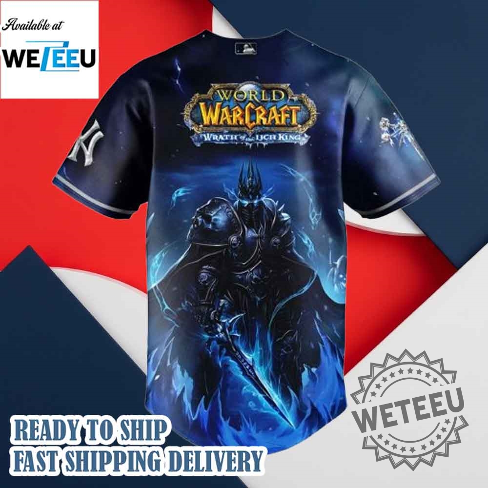 Ny Yankees X World Of Warcraft 2025 Limited Baseball Jersey 5 NY Yankees x World Of Warcraft 2025 Limited Baseball Jersey
