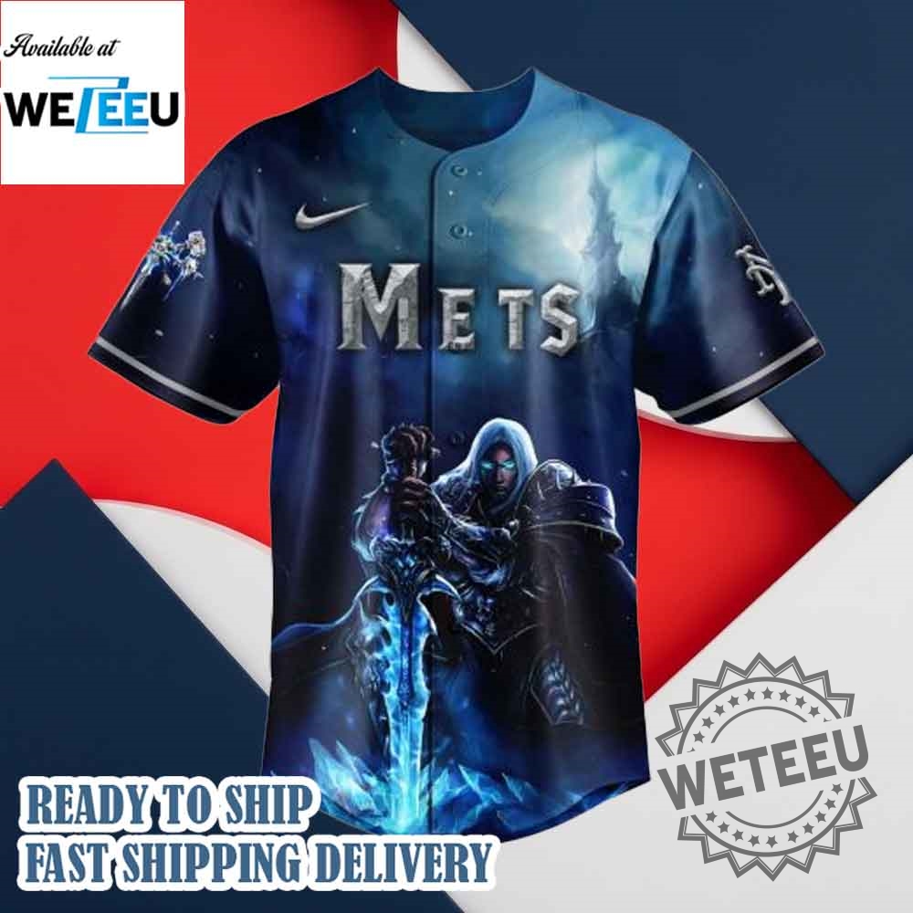 La Mets X World Of Warcraft 2025 Limited Baseball Jersey 7 LA Mets x World Of Warcraft 2025 Limited Baseball Jersey