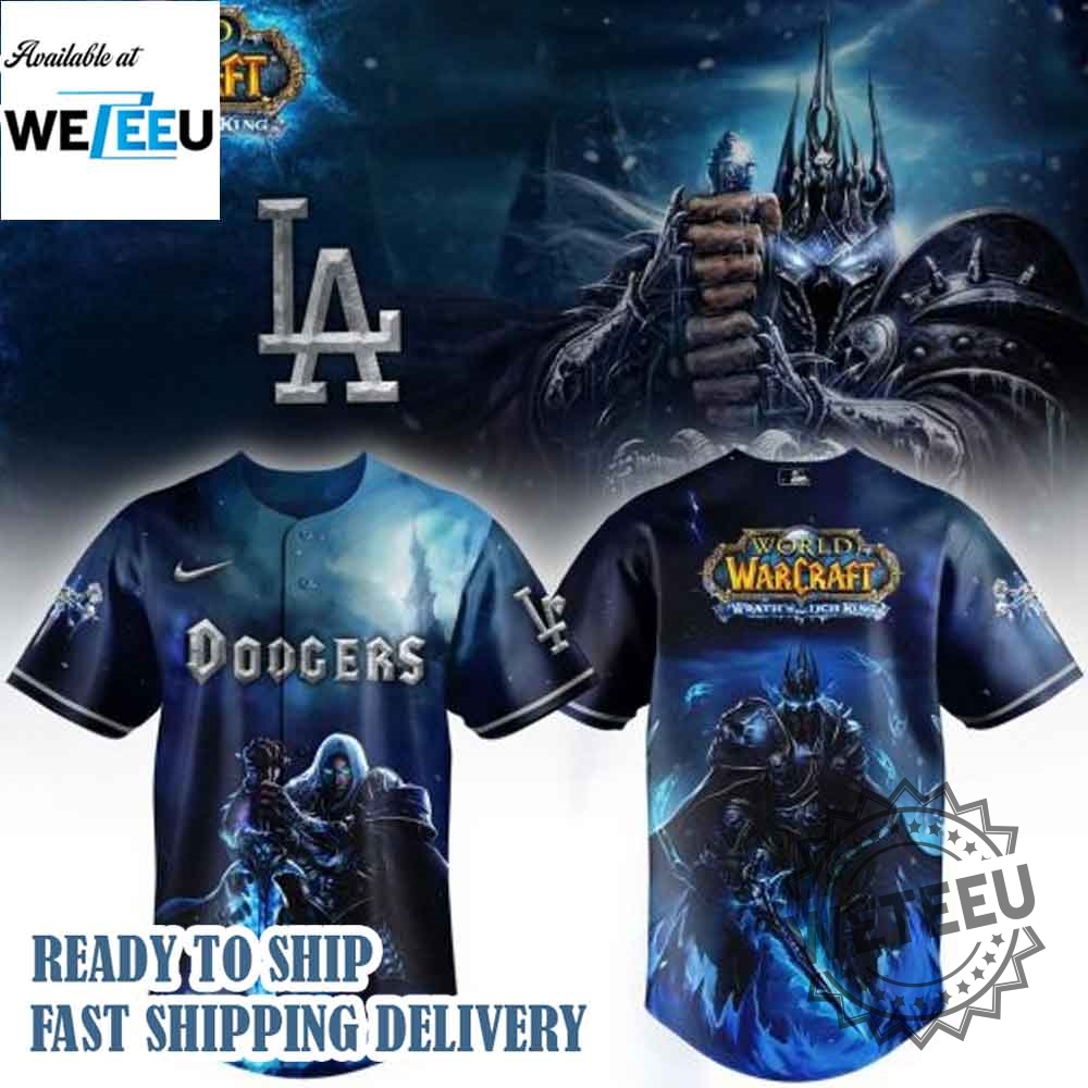 La Dodgers X World Of Warcraft 2025 Limited Baseball Jersey 3 LA Dodgers x World Of Warcraft 2025 Limited Baseball Jersey