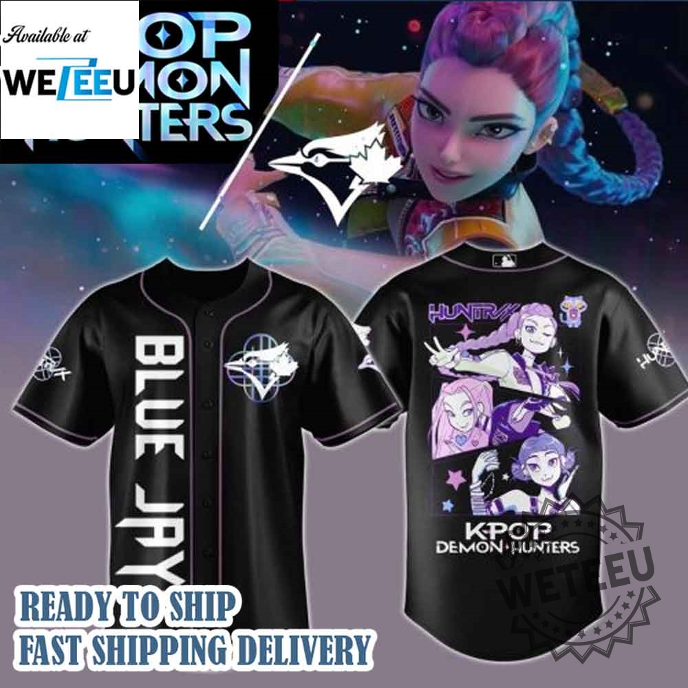 "Top 2025 Must-Have Band and Game Crossover Baseball Jerseys" 11 Toronto Blue Jays Mlb X Kpop Demon Hunters 2025 Jersey