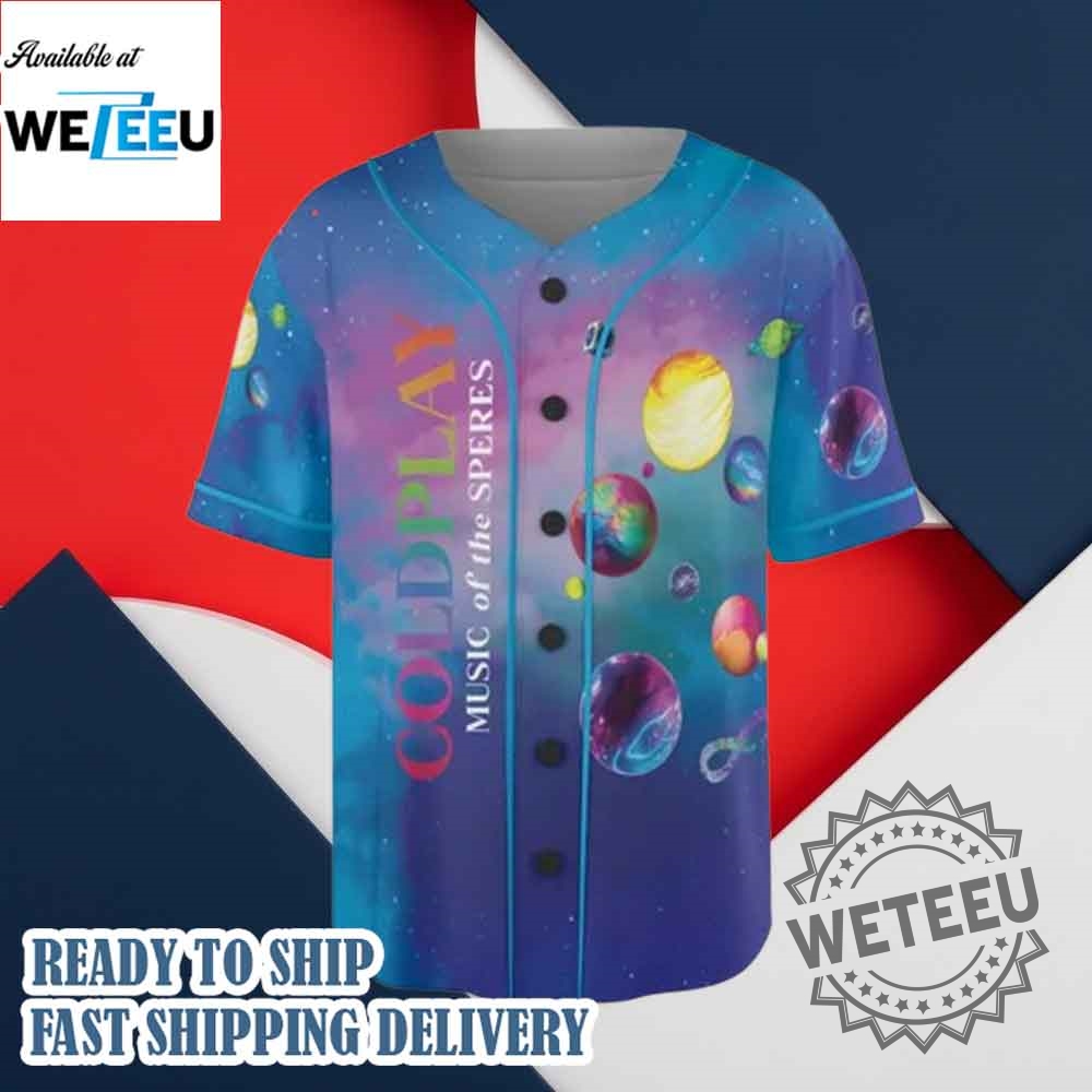 Coldplay Music Of The Spheres 2025 Tour Jersey 4 Coldplay Music of the Spheres 2025 Tour Jersey