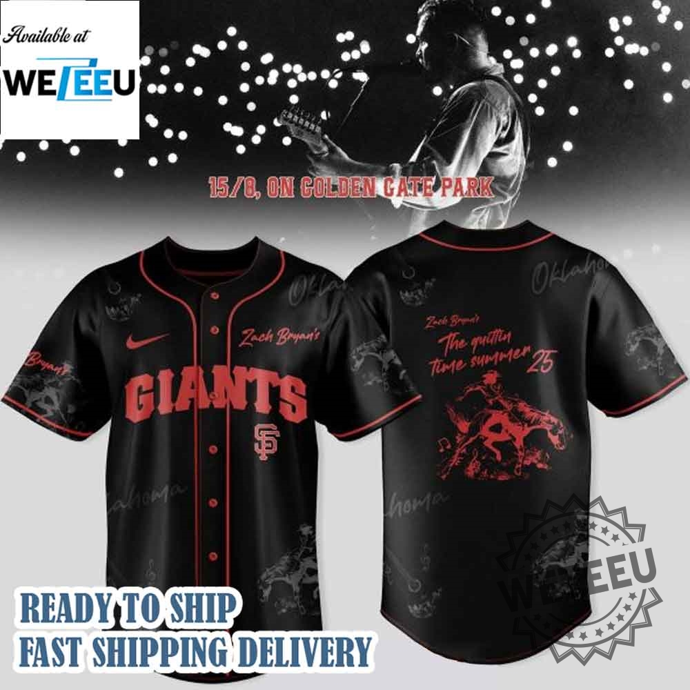 "Shop 2025's Hottest Kpop MLB & Chris Brown Baseball Jerseys" 10 San Francisco Giants X The Quittin Time Summer 2025 Baseball Jersey