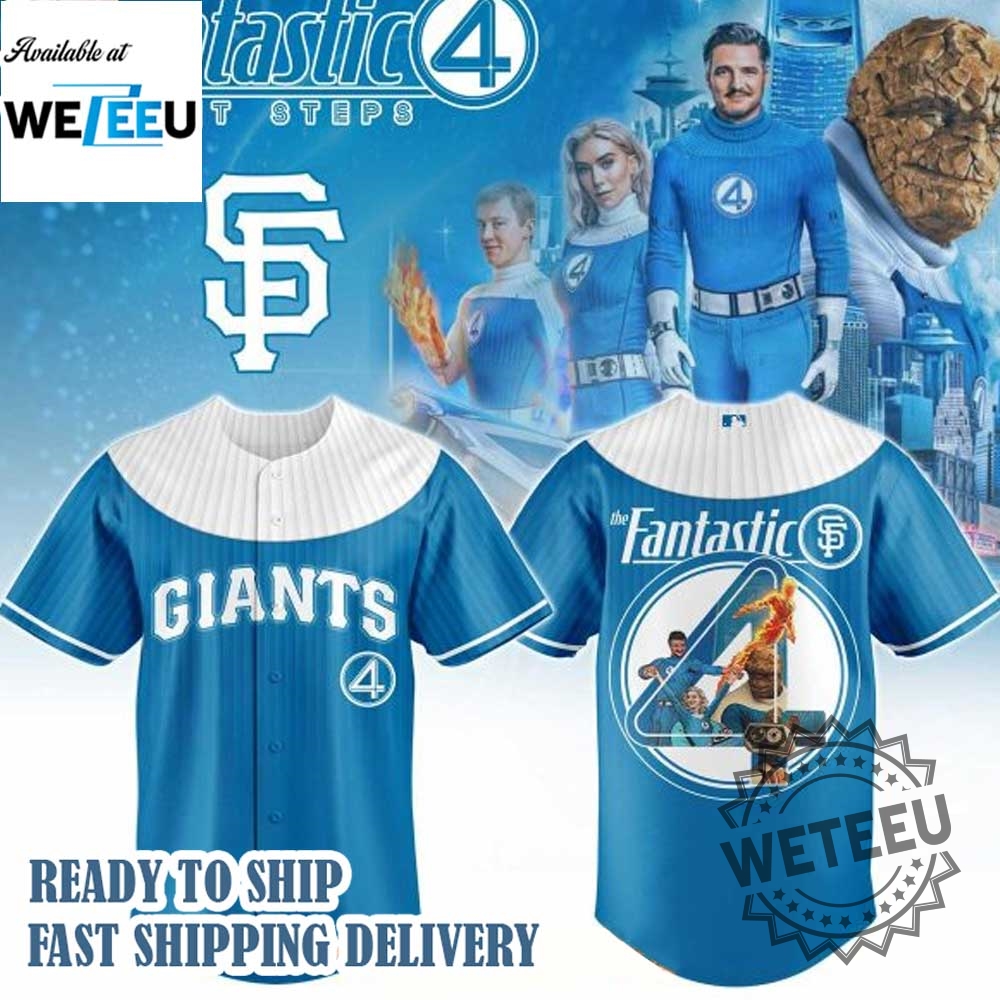 "Top 2025 Comic-Inspired Baseball Jerseys: Dodgers, Giants, Mariners & More!" 3 San Francisco Giants X The Fantastic 4 2025 Baseball Jersey