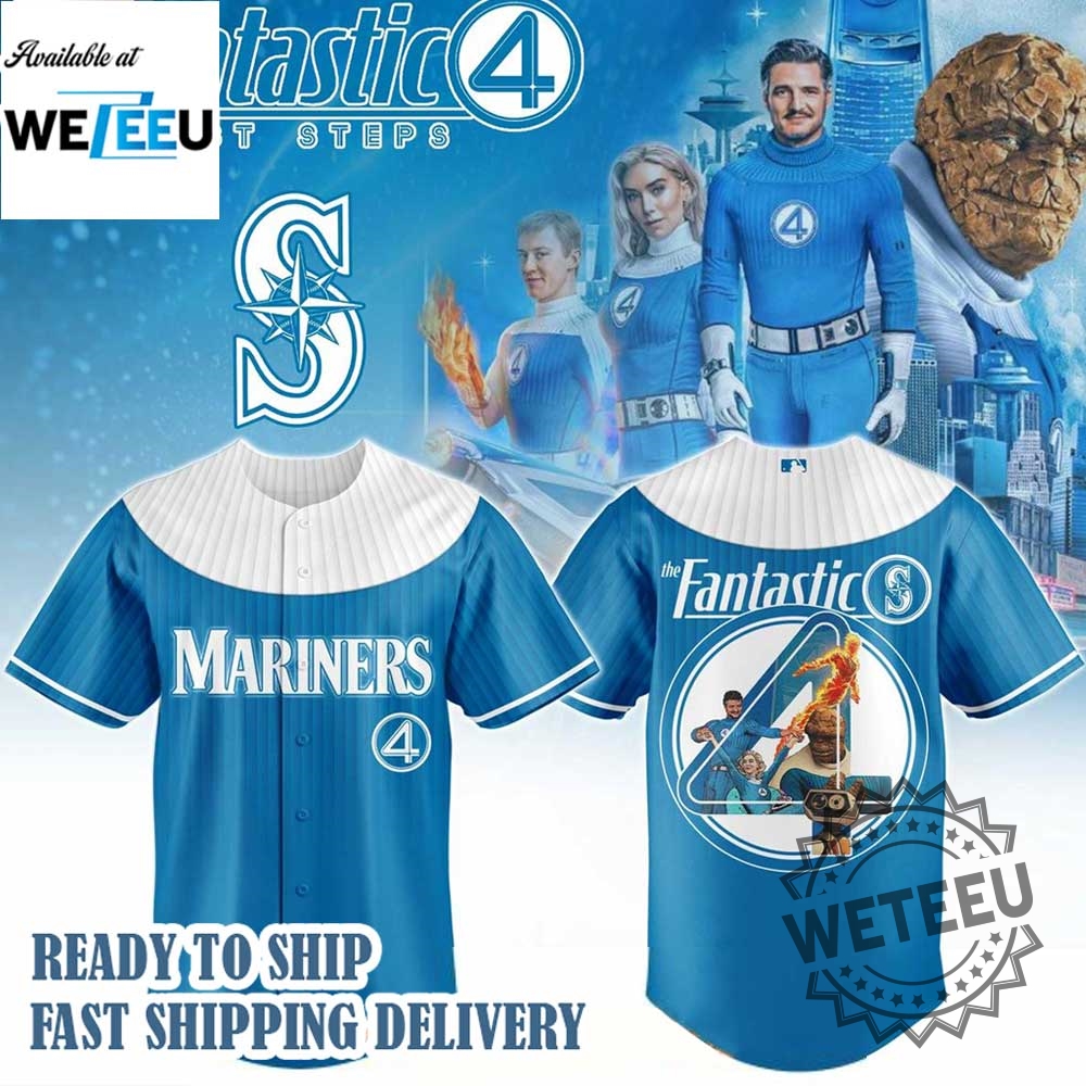 "Top 2025 Comic-Inspired Baseball Jerseys: Dodgers, Giants, Mariners & More!" 6 Seattle Mariners X The Fantastic 4 2025 Baseball Jersey