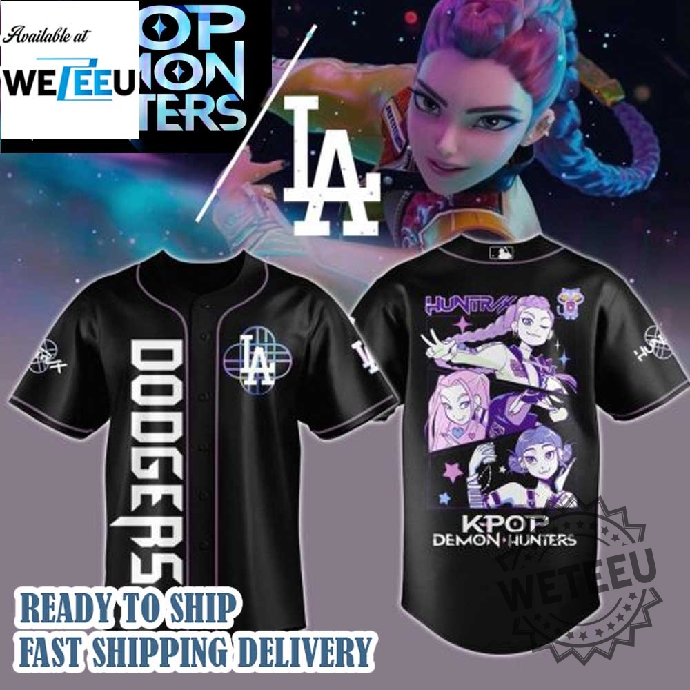 "Top 2025 Comic-Inspired Baseball Jerseys: Dodgers, Giants, Mariners & More!" 7 Los Angeles Dodgers Mlb X Kpop Demon Hunters 2025 Jersey