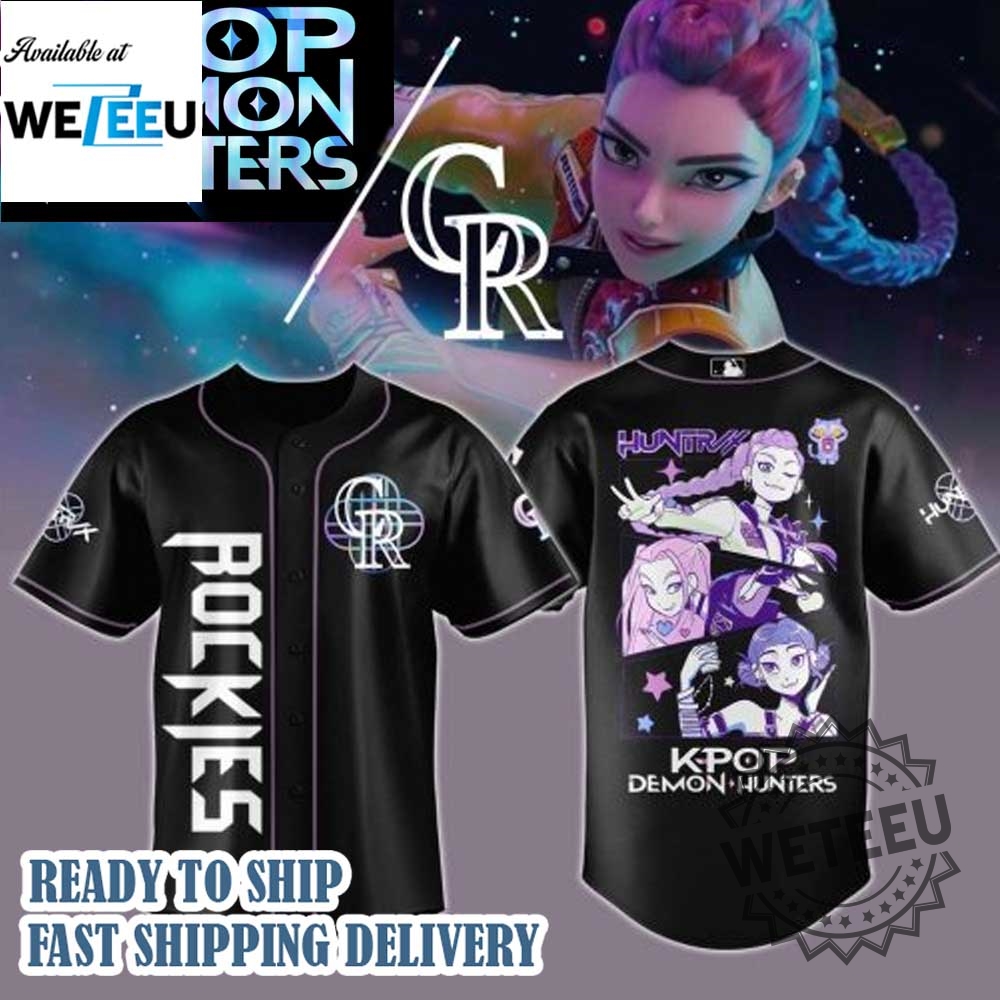 "Top 2025 Comic-Inspired Baseball Jerseys: Dodgers, Giants, Mariners & More!" 10 Colorado Rockies Mlb X Kpop Demon Hunters 2025 Jersey