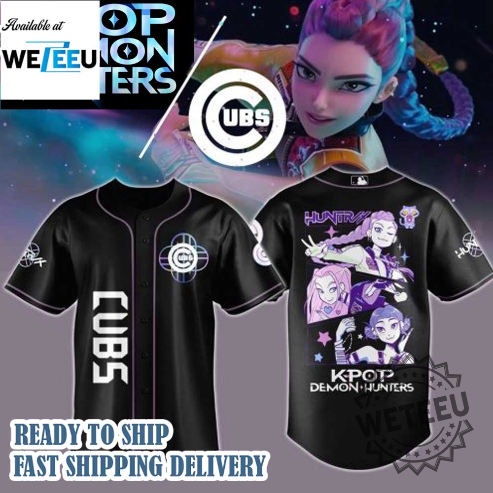 "Top 2025 Comic-Inspired Baseball Jerseys: Dodgers, Giants, Mariners & More!" 15 Chicago Cubs Mlb X Kpop Demon Hunters 2025 Jersey