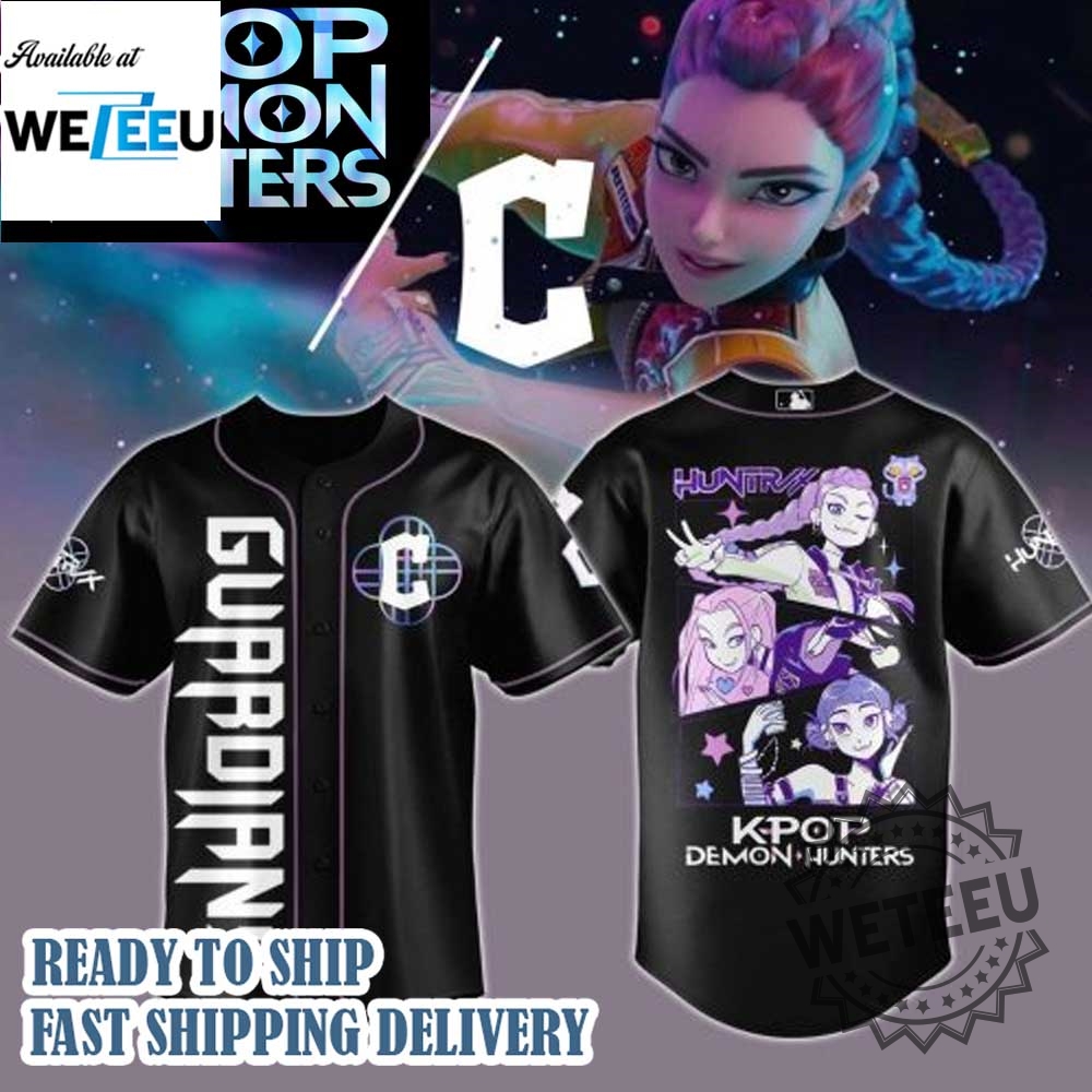 "Top 2025 Comic-Inspired Baseball Jerseys: Dodgers, Giants, Mariners & More!" 18 Cleveland Guardians Mlb X Kpop Demon Hunters 2025 Jersey
