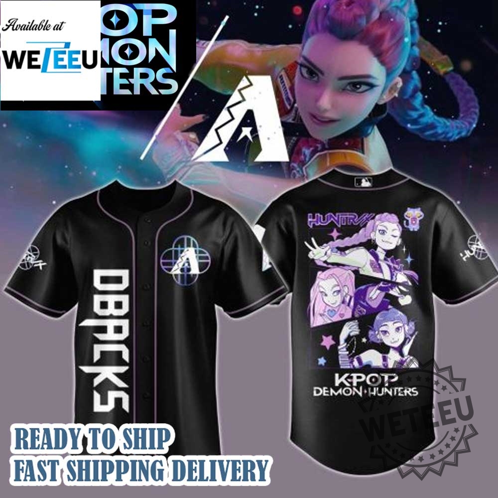 "Top 2025 Comic-Inspired Baseball Jerseys: Dodgers, Giants, Mariners & More!" 19 Arizona Diamondbacks Mlb X Kpop Demon Hunters 2025 Jersey