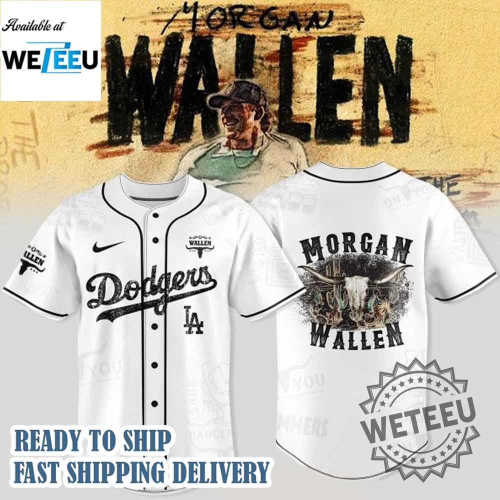 "Top 2025 Tour Baseball Jerseys: Braves, Giants, Titans & More!" 10 Los Angeles Dodgers X Morgan Wallen Im The Problem Tour 2025 Jersey