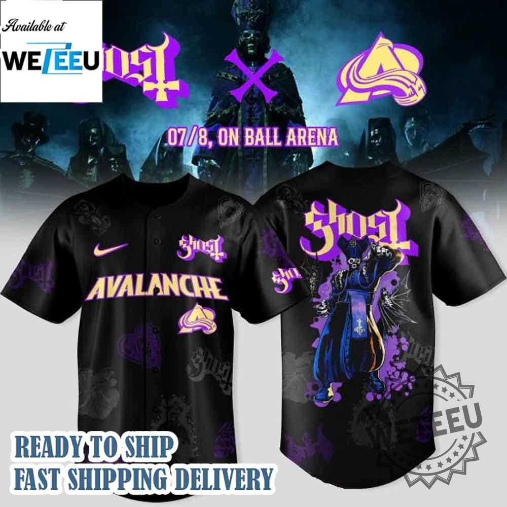 "Must-Have Baseball Jerseys: Captain America and Zach Bryan Collaboration" 14 Colorado Avalanche X Ghost Band World Tour 2025 Baseball Jersey