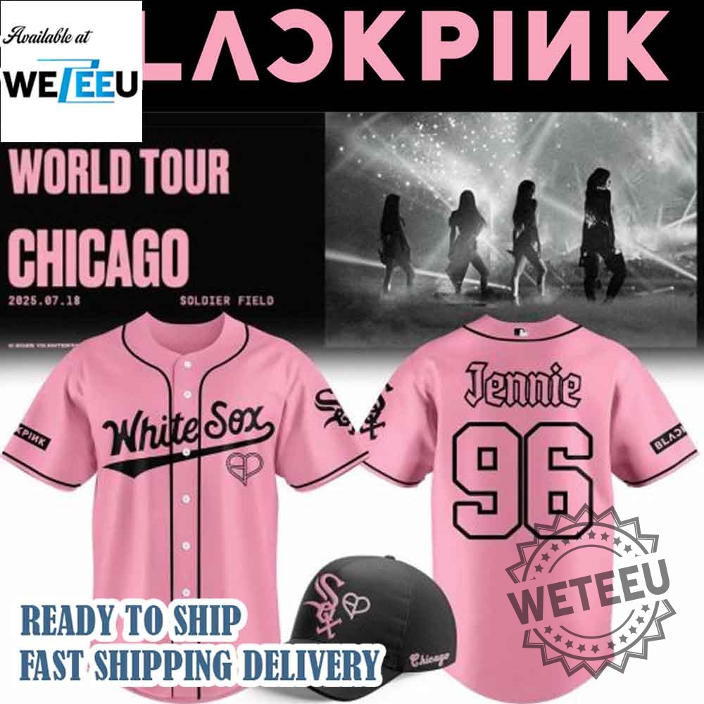 "Must-Have Baseball Jerseys: Captain America and Zach Bryan Collaboration" 18 Chicago White Sox X Blackpink 2025 World Tour Personalized Limited Baseball Jersey