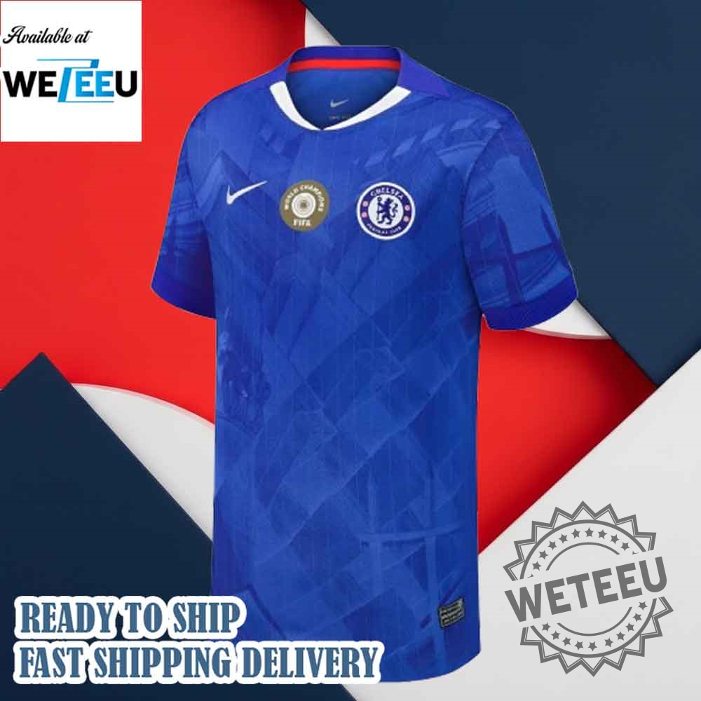 Official Chelsea FC World Champions 2025 Jersey - Blue Nike Kit 4 Official Chelsea FC World Champions 2025 Jersey - Blue Nike Kit