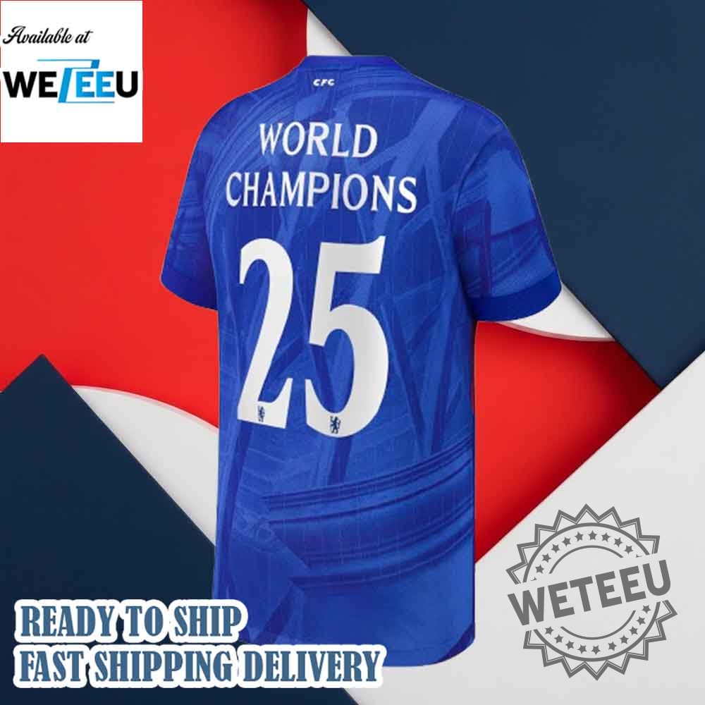 Official Chelsea FC World Champions 2025 Jersey - Blue Nike Kit 5 Official Chelsea FC World Champions 2025 Jersey - Blue Nike Kit