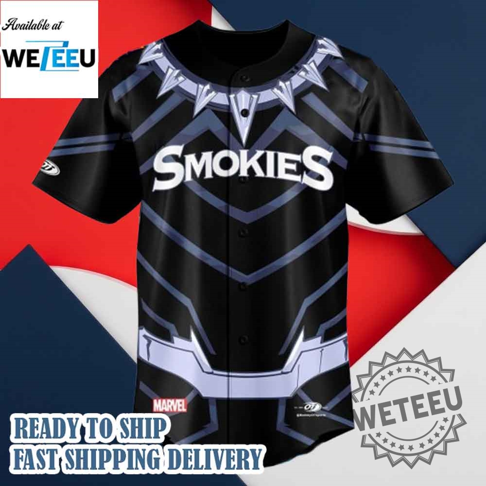 Knoxville Smokies X Marvel Super Hero Night 2025 Baseball Jersey 5 Knoxville Smokies x Marvel Super Hero Night 2025 Baseball Jersey