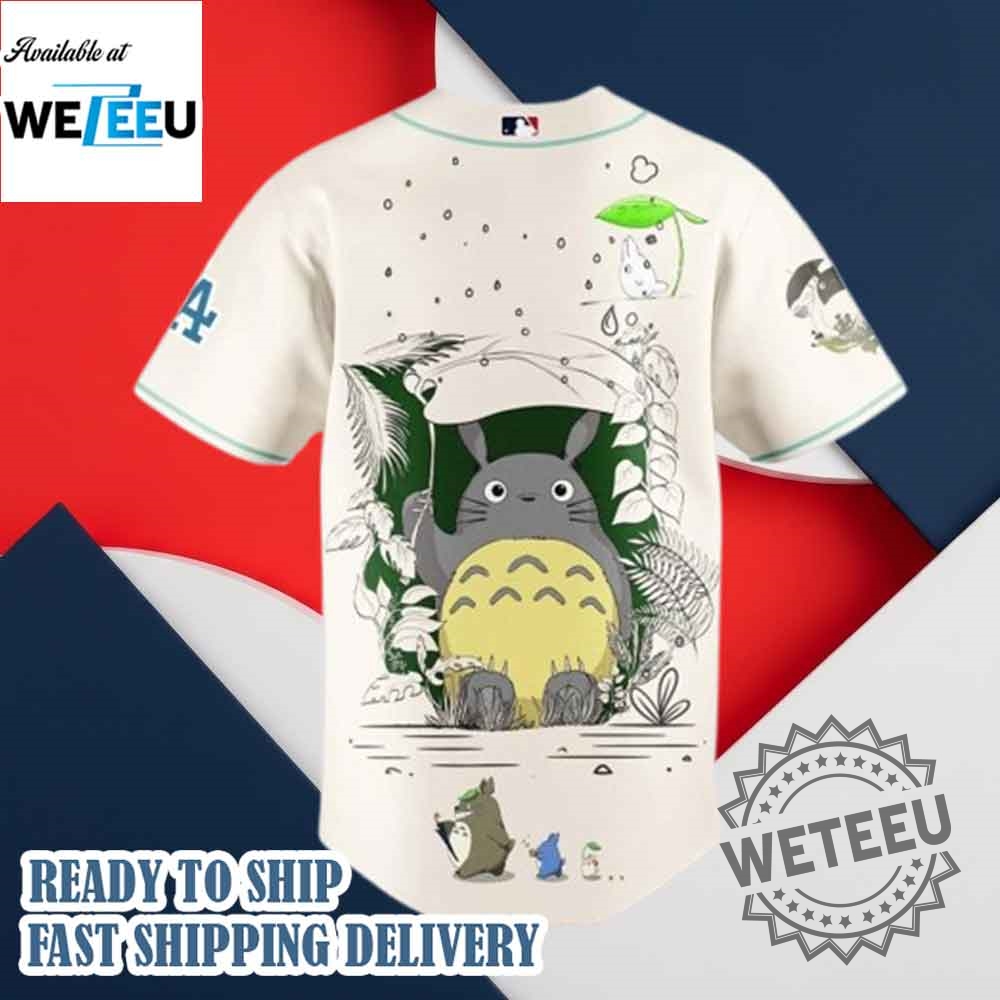 Los Angeles Dodgers X Studio Ghibli 2025 Baseball Jersey 7 Los Angeles Dodgers x Studio Ghibli 2025 Baseball Jersey