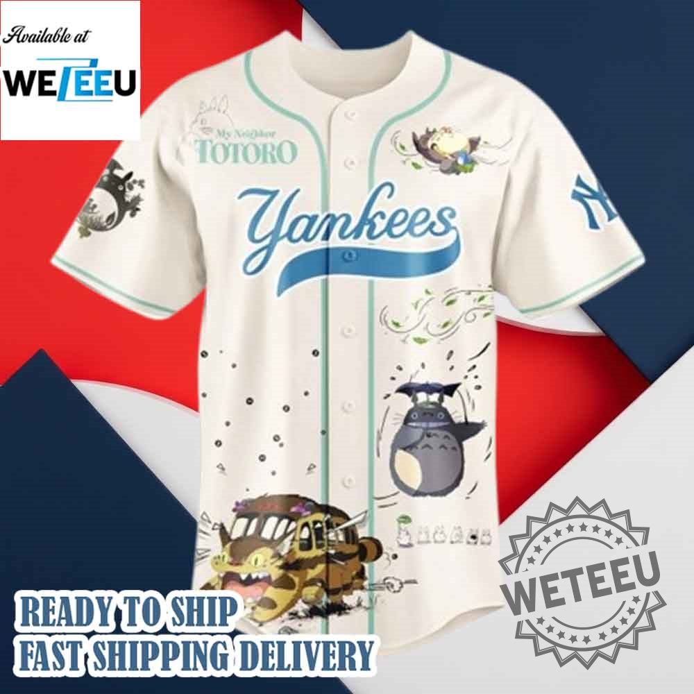 New York Yankees X Studio Ghibli 2025 Baseball Jersey 6 New York Yankees x Studio Ghibli 2025 Baseball Jersey