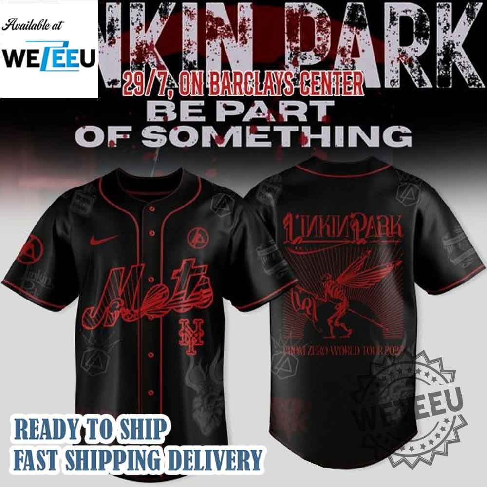New York Mets Linkin Park From Zero World Tour 2025 Jersey 3 New York Mets Linkin Park From Zero World Tour 2025 Jersey