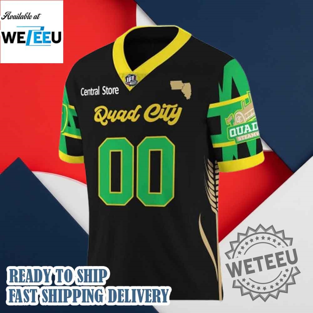 Quad City Steamwheelers Country Night 2025 Custom Football Jersey 5 Quad City Steamwheelers Country Night 2025 Custom Football Jersey