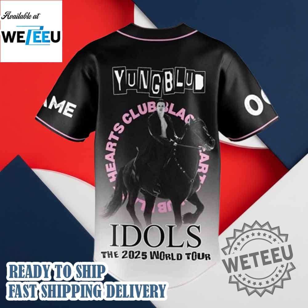Yungblud Music Custom Baseball Jersey 4 Yungblud Music Custom Baseball Jersey
