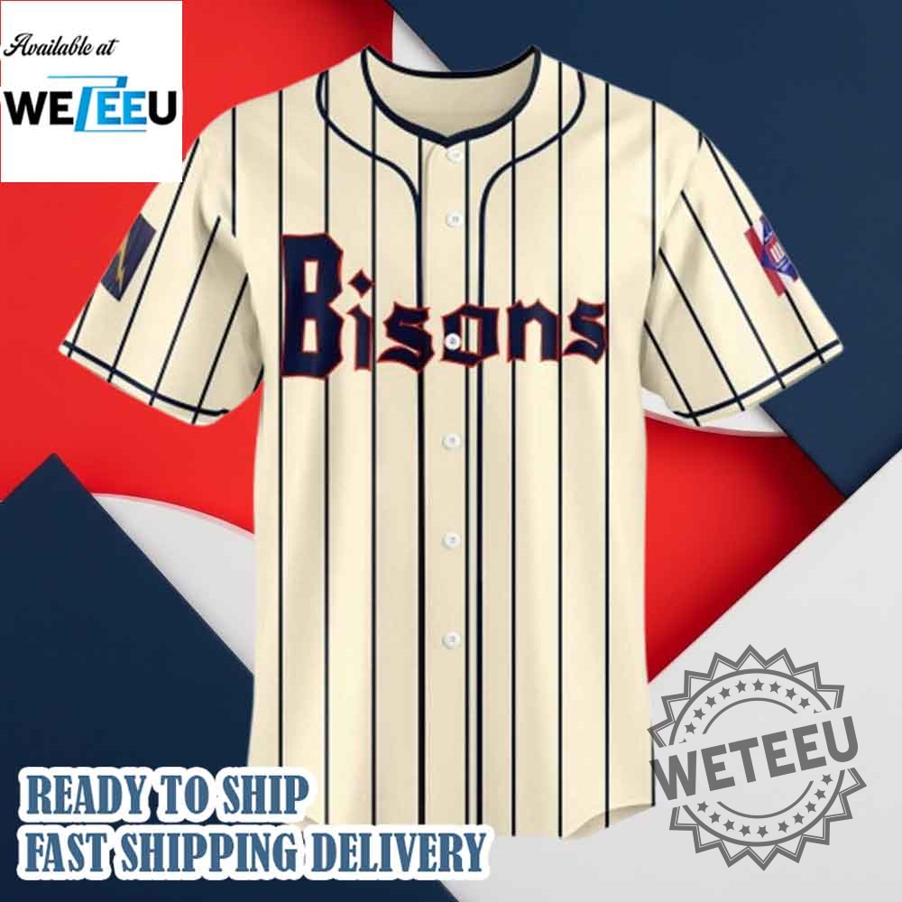 Buffalo Bisons Vintage Movie Night Custom Baseball Jersey Shirt 5 Buffalo Bisons Vintage Movie Night Custom Baseball Jersey Shirt