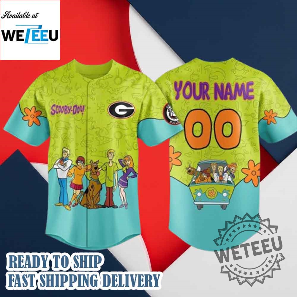 "Scooby Doo & Sports: Unmissable Custom Baseball Jerseys 2025" 9 Georgia Bulldogs X Scooby Doo Night 2025 Baseball Jersey