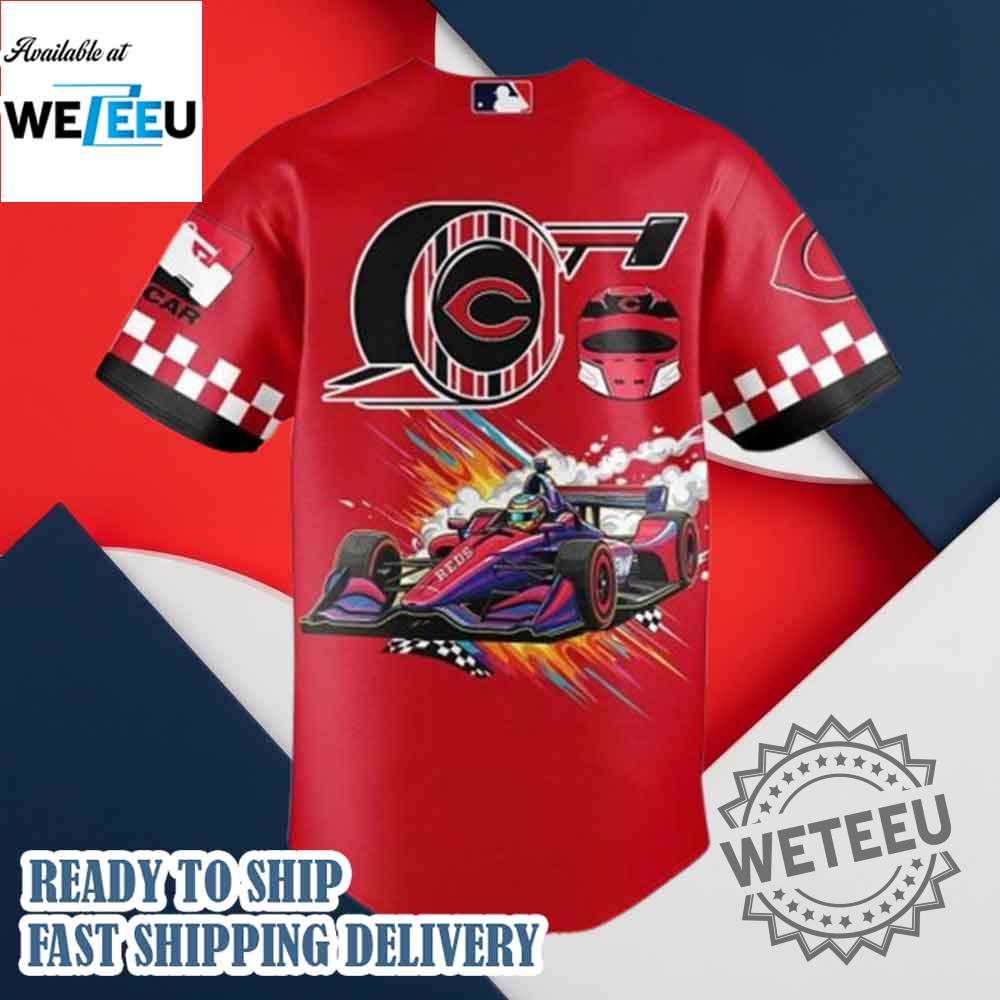 Cincinnati Reds X F1 Indycar 2025 Jersey 4 Cincinnati Reds x F1 IndyCar 2025 Jersey