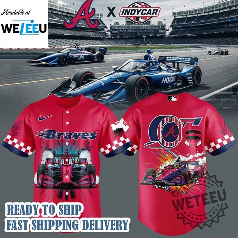 Atlanta Braves X F1 Indycar 2025 Jersey