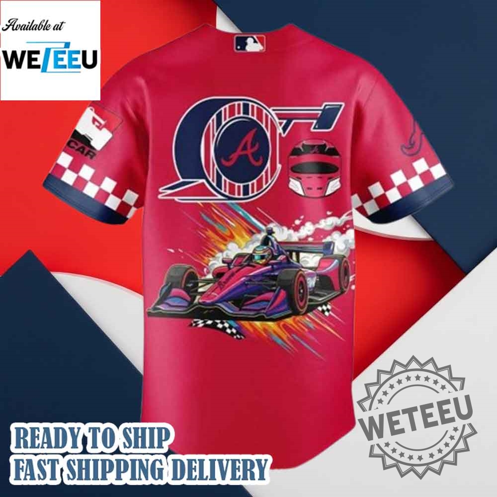 Atlanta Braves X F1 Indycar 2025 Jersey 5 Atlanta Braves x F1 IndyCar 2025 Jersey