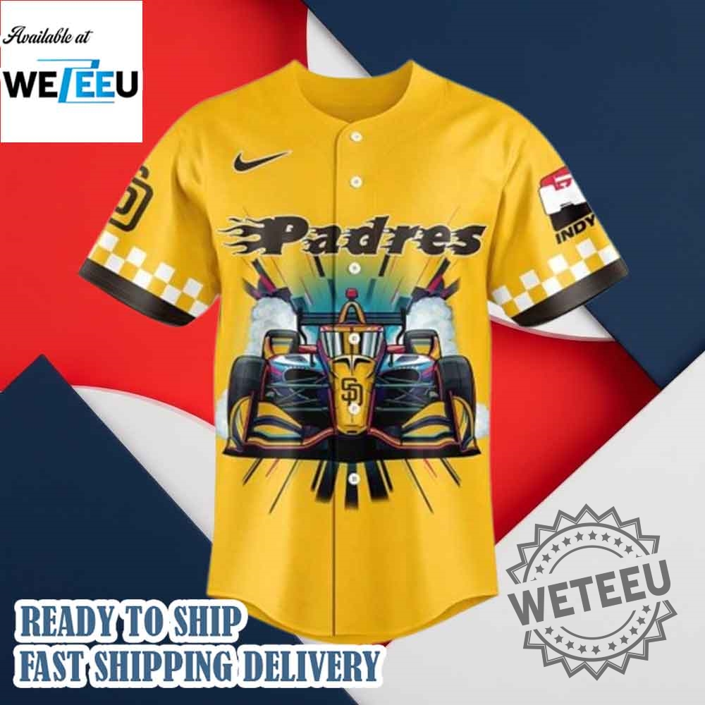 San Diego Padres X F1 Indycar 2025 Jersey 4 San Diego Padres x F1 IndyCar 2025 Jersey