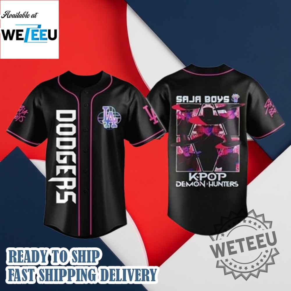 2025 La Dodgers Kpop Demon Hunters Saja Boys Jersey