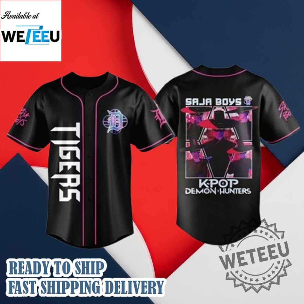 2025 Tigers Kpop Demon Hunters Saja Boys Jersey
